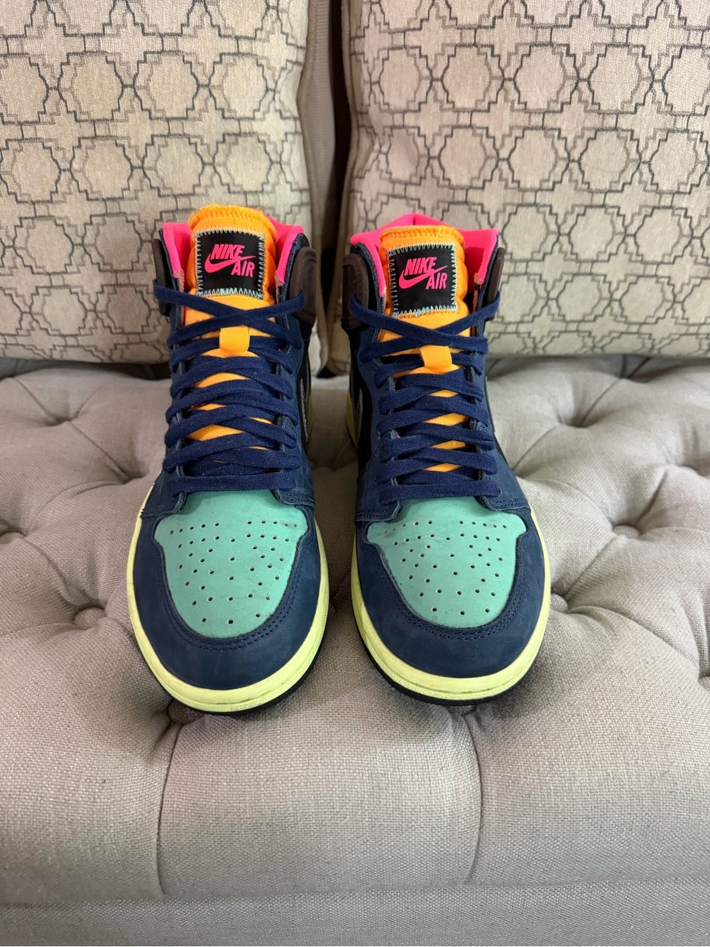 Jordan 1 Retro High - Tokyo Bio Hack Used Size 8 Mens